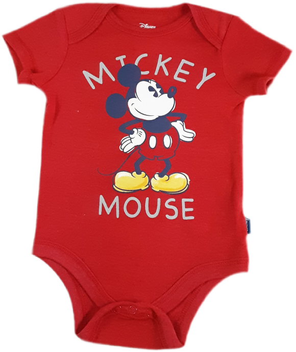 Mameluco mickey mouse rojo